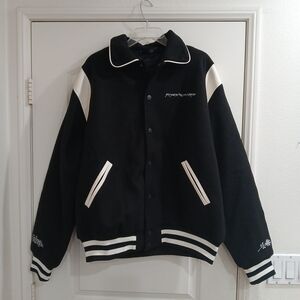 Black and White Varsity Jacket